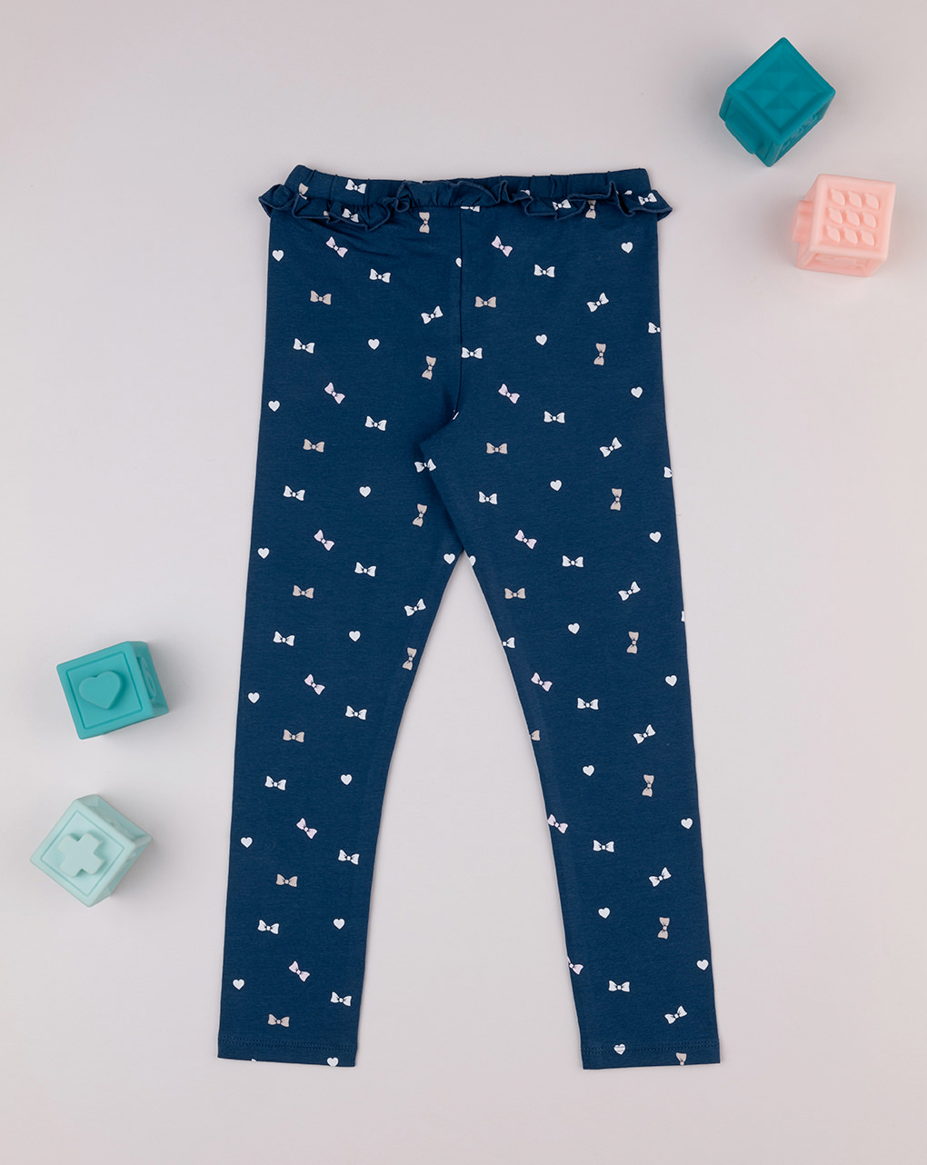 παιδικό κολάν μπλε με φιογκάκια για κορίτσι - Prénatal