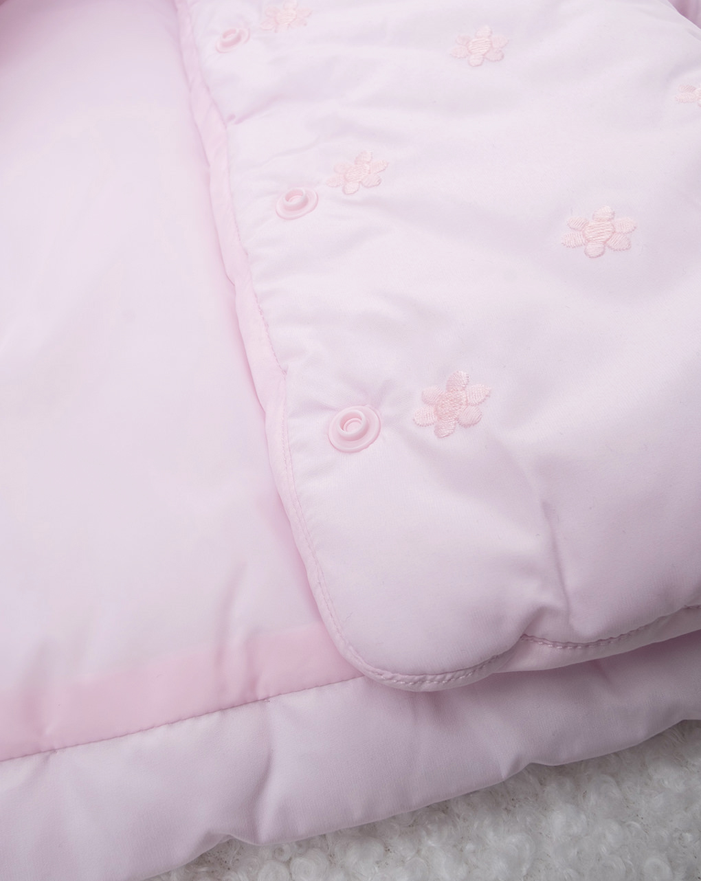 βρεφικό μπουφάν ροζ φλοράλ για κορίτσι - Prénatal