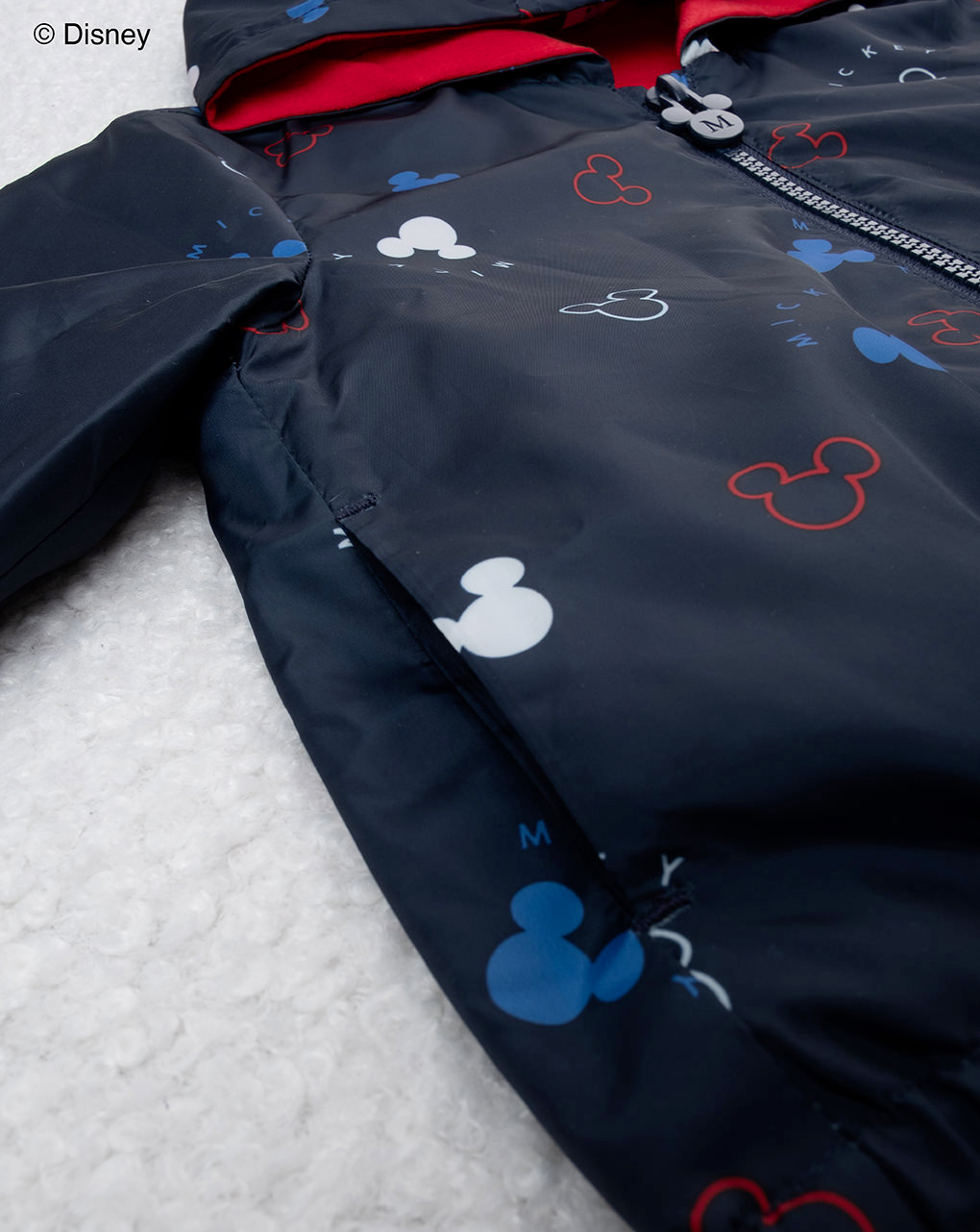 βρεφικό αντιανεμικό μπουφάν μπλε mickey για αγόρι - Prénatal