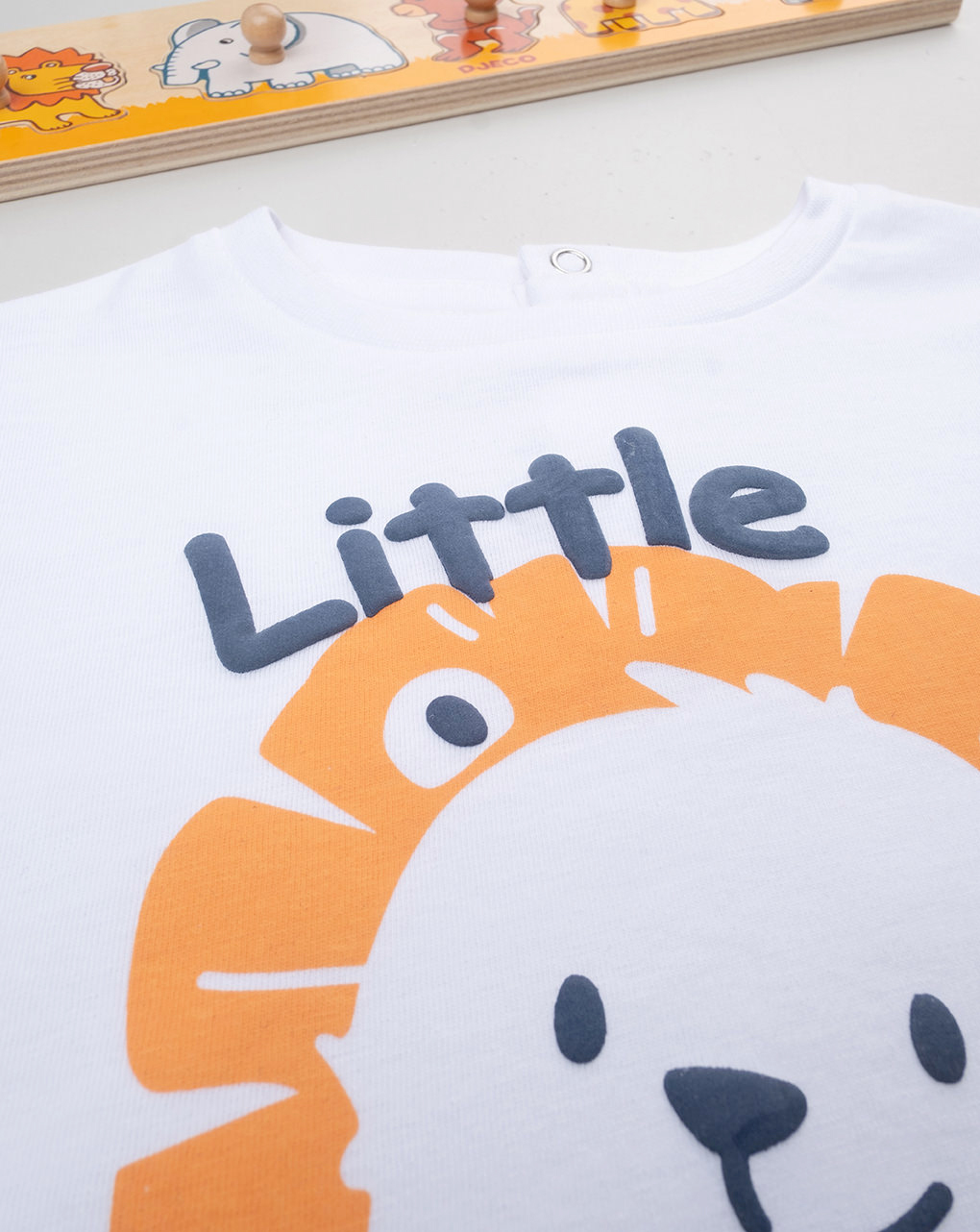 βρεφική μπλούζα λευκή lion για αγόρι - Prénatal