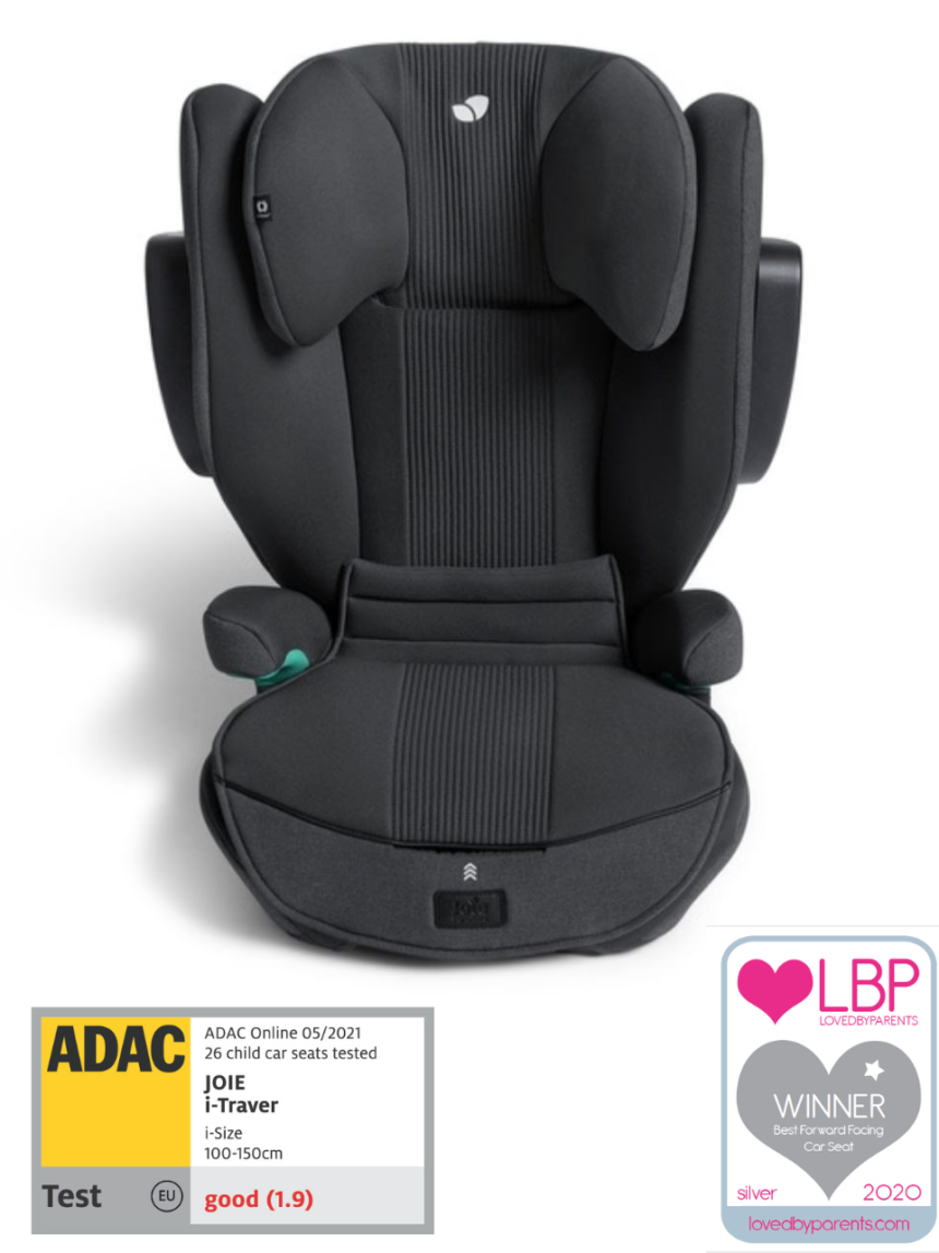 Joie κάθισμα αυτοκινήτου i-traver signature (100-150cm) ebony c1903baebn000 - Joie