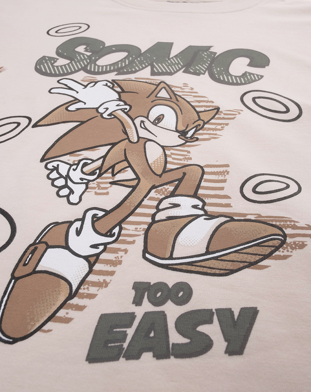 παιδική μπλούζα μπεζ sonic για αγόρι - Prénatal
