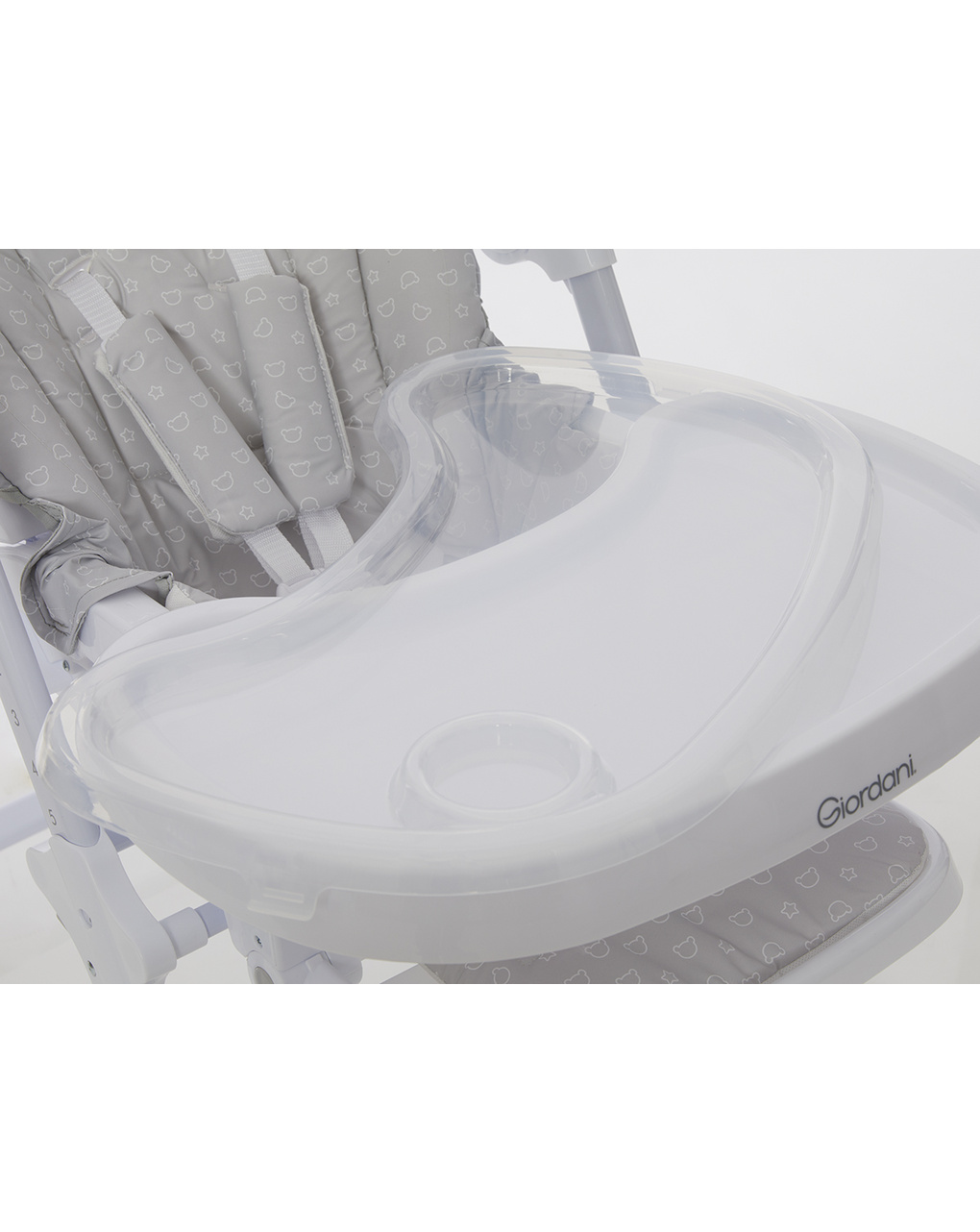 Giordani καρεκλάκι φαγητού g-snack grey teddy - Giordani