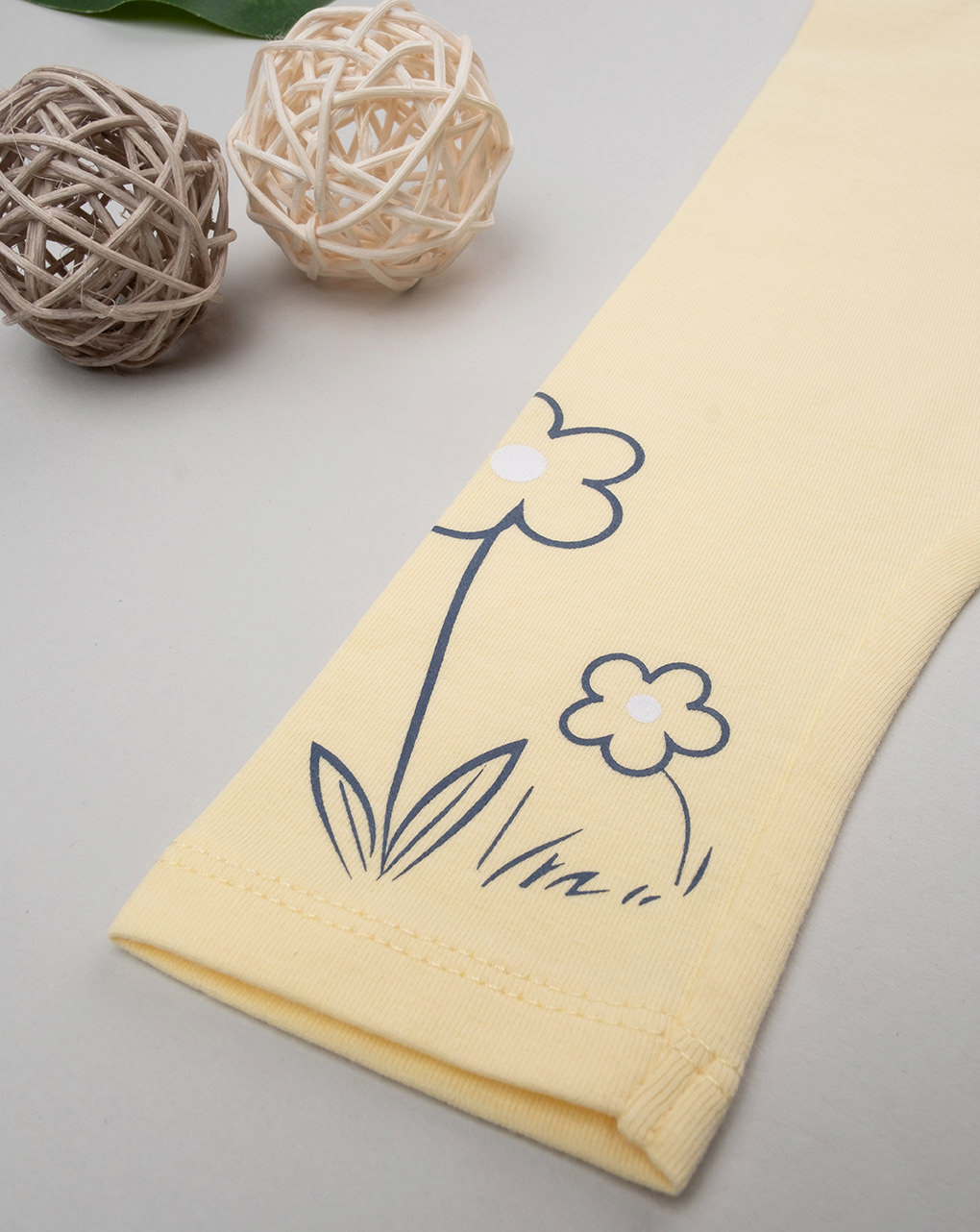 βρεφικό κολάν κίτρινο με λουλούδια για κορίτσι - Prénatal