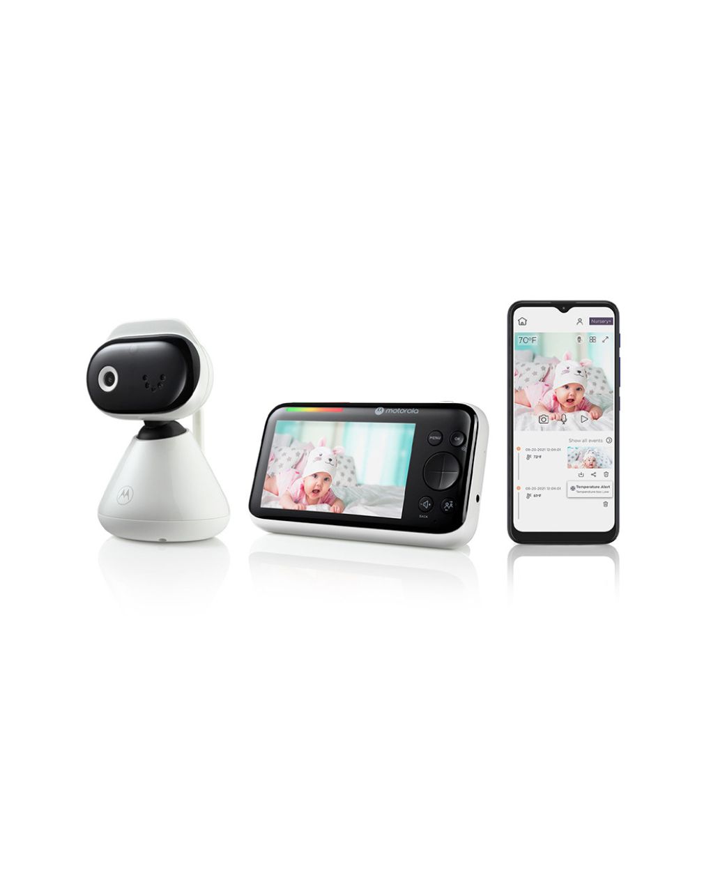 Motorola ενδοεπικοινωνία μωρού wi-fi με κάμερα & οθόνη 5" pip1500 connect - Motorola