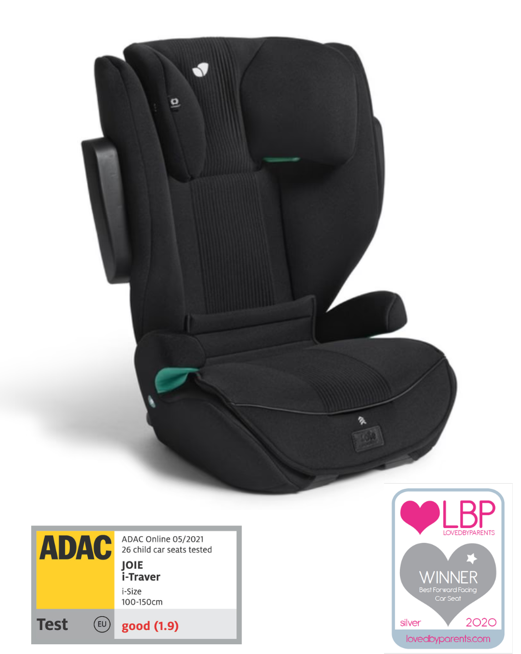 Joie κάθισμα αυτοκινήτου i-traver signature (100-150cm) eclipse c1903baecl000 - Joie