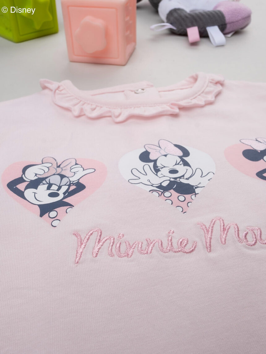 βρεφική μπλούζα ροζ minnie για κορίτσι - Prénatal