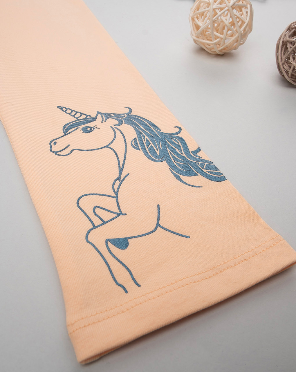 παιδικό κολάν πορτοκαλί με μονόκερο για κορίτσι - Prénatal