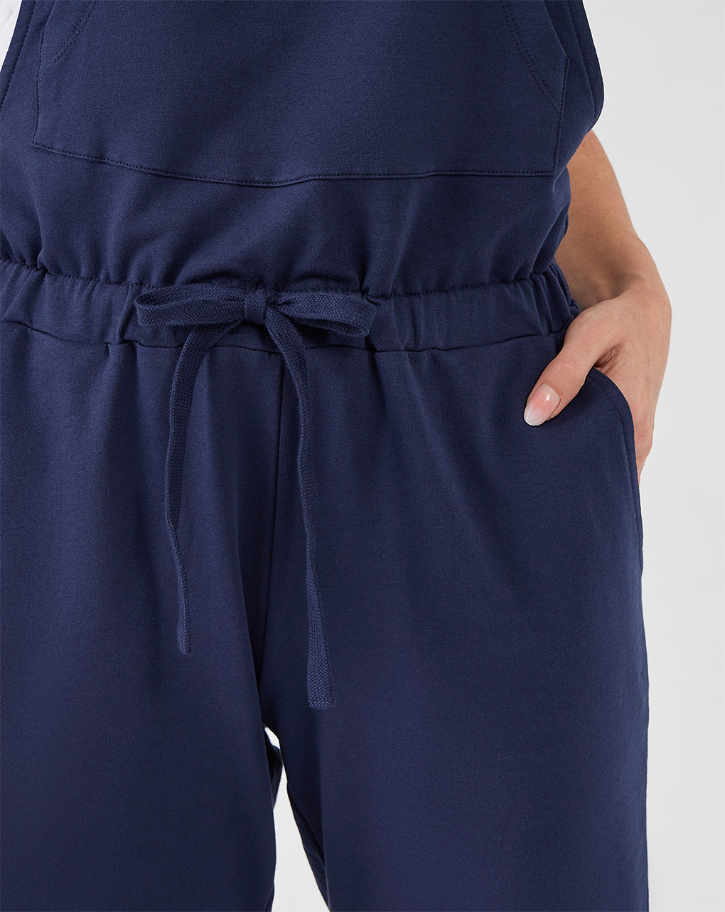 γυναικείο σετ σαλοπέτα και t-shirt εγκυμοσύνης/θηλασμού μπλε - Prénatal