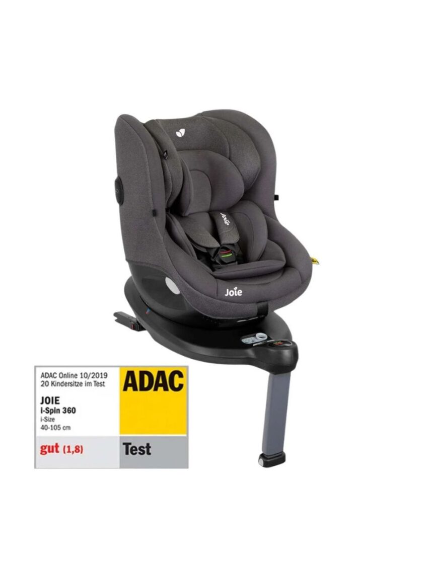Joie κάθισμα αυτοκινήτου i-spin 360º (40-105cm) thunder c1801oathd000 - Joie