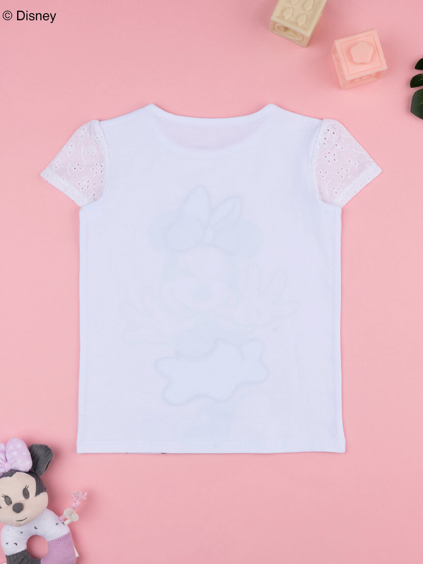 παιδικό t-shirt λευκό minnie για κορίτσι - Prénatal