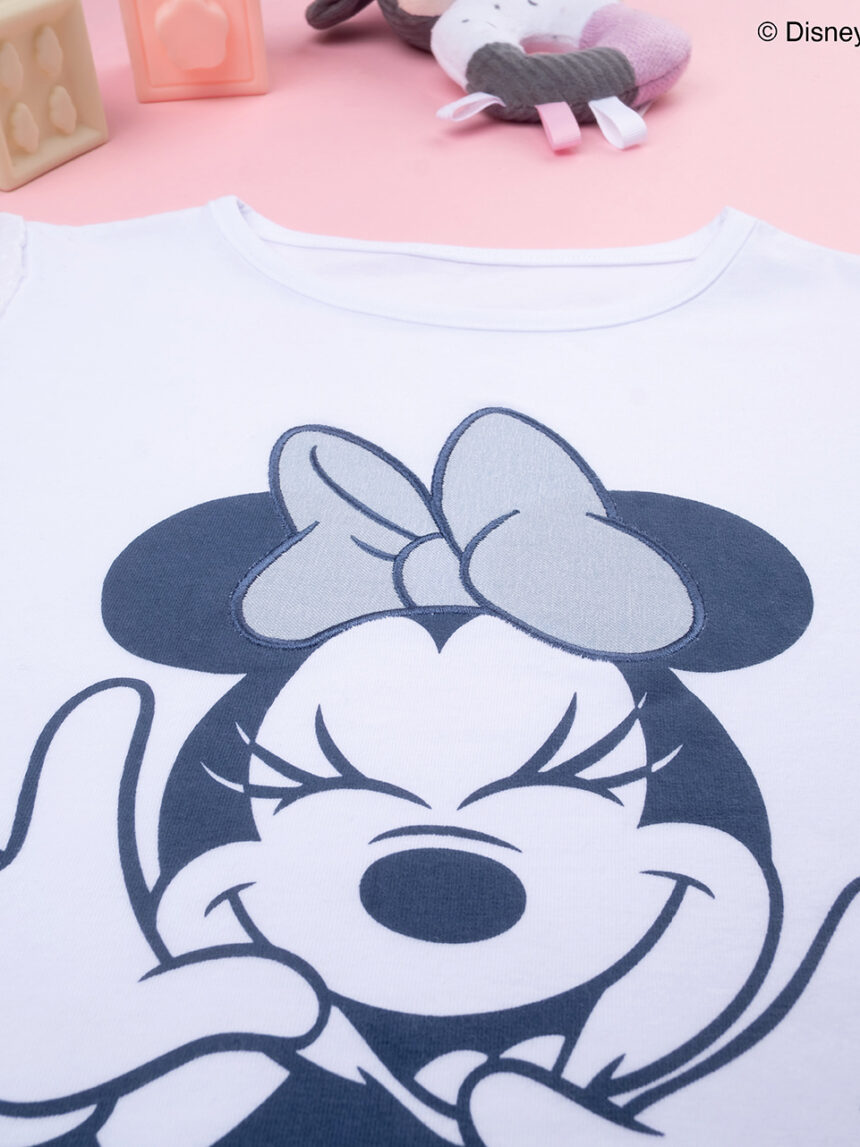 παιδικό t-shirt λευκό minnie για κορίτσι - Prénatal