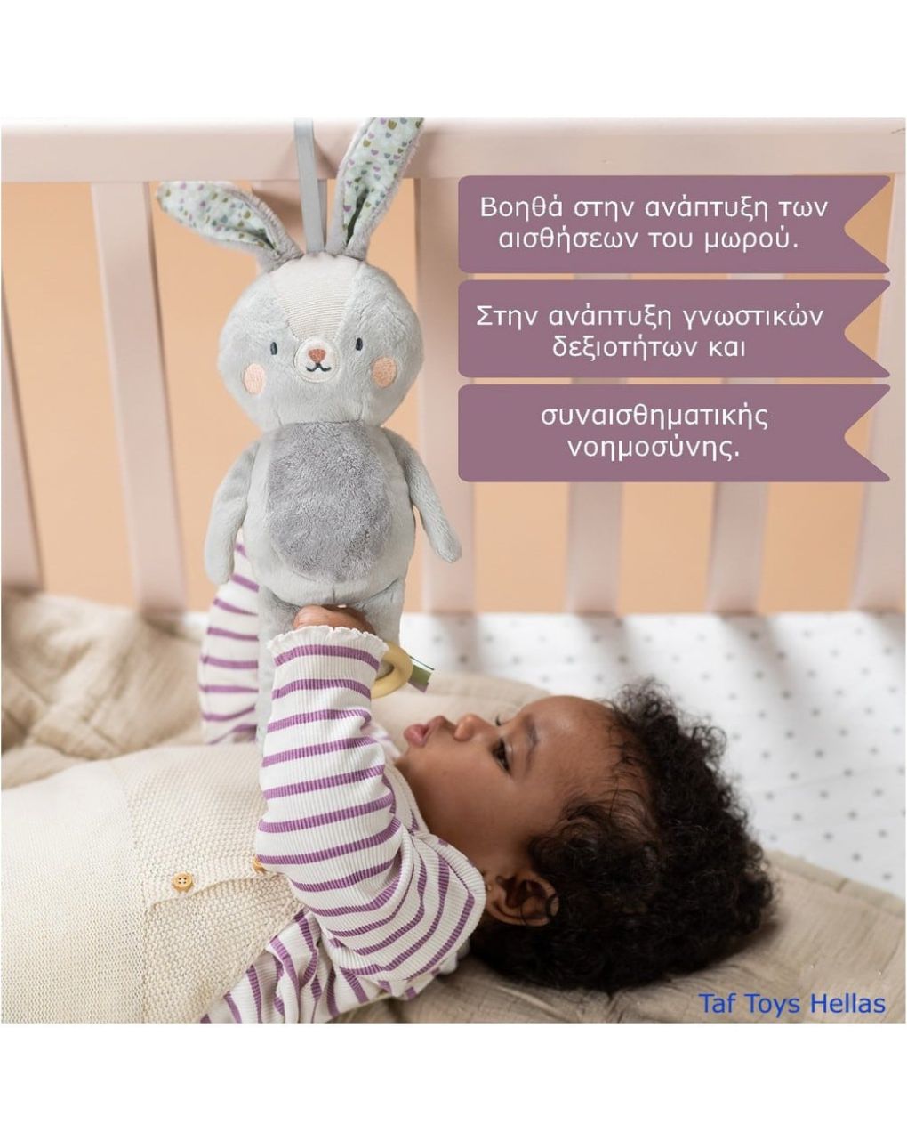 Taf τoys μουσικό λαγουδάκι rylee musical bunny t-13165 - Taf-toys