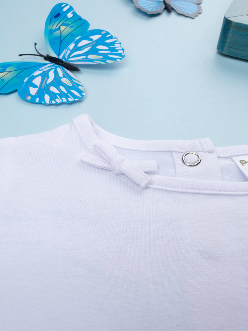 βρεφικό φόρεμα μπλε καρό με πεταλούδες για κορίτσι - Prénatal