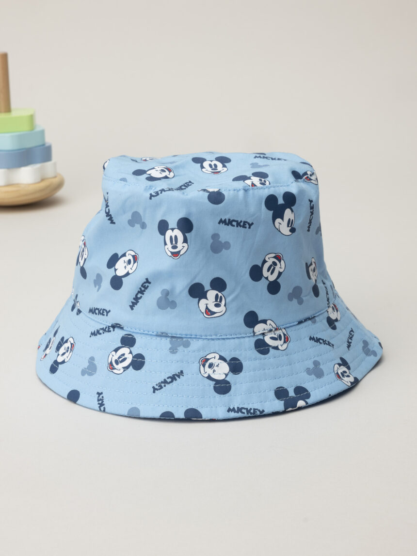 βρεφικό καπέλο ψαρά γαλάζιο mickey για αγόρι - Prénatal