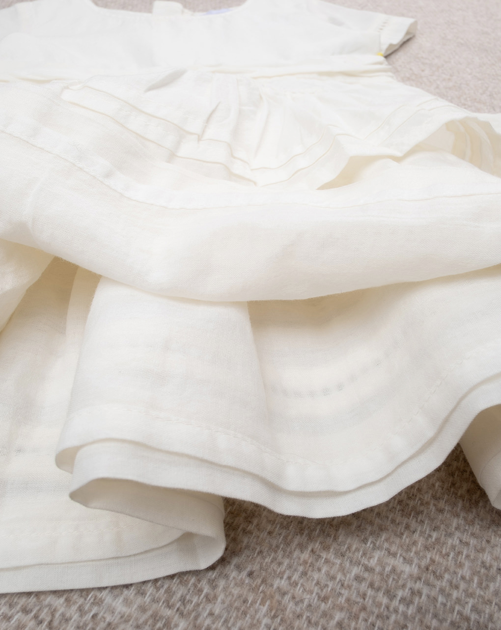 βρεφικό φόρεμα λευκό elegant για κορίτσι - Prénatal