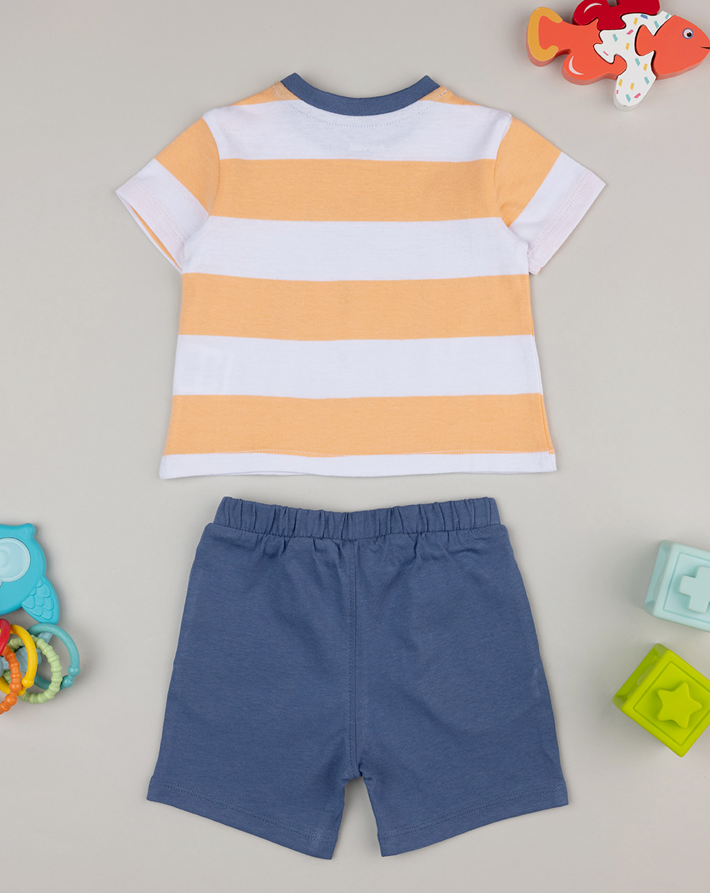 βρεφικό σετ t-shirt και σορτσάκι stay fresh για αγόρι - Prénatal