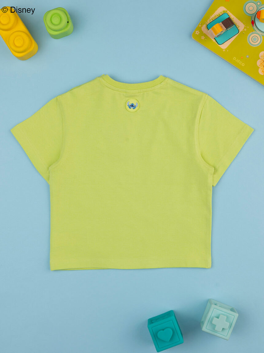 βρεφικό t-shirt λαχανί stitch για αγόρι - Prénatal