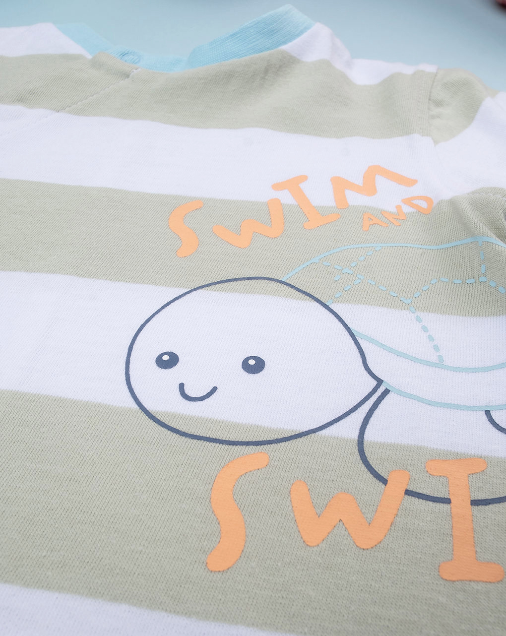 βρεφικό φορμάκι ριγέ swim για αγόρι - Prénatal