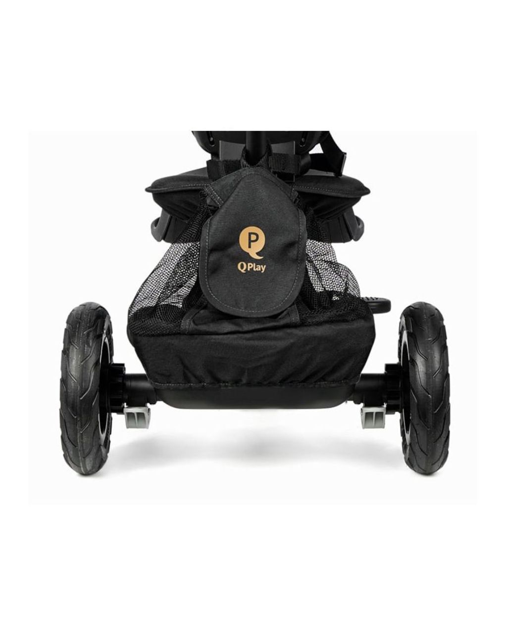 Qplay ποδήλατο τρίκυκλο rito deluxe air gel wheels brown 01-1212068-04 - QPLAY