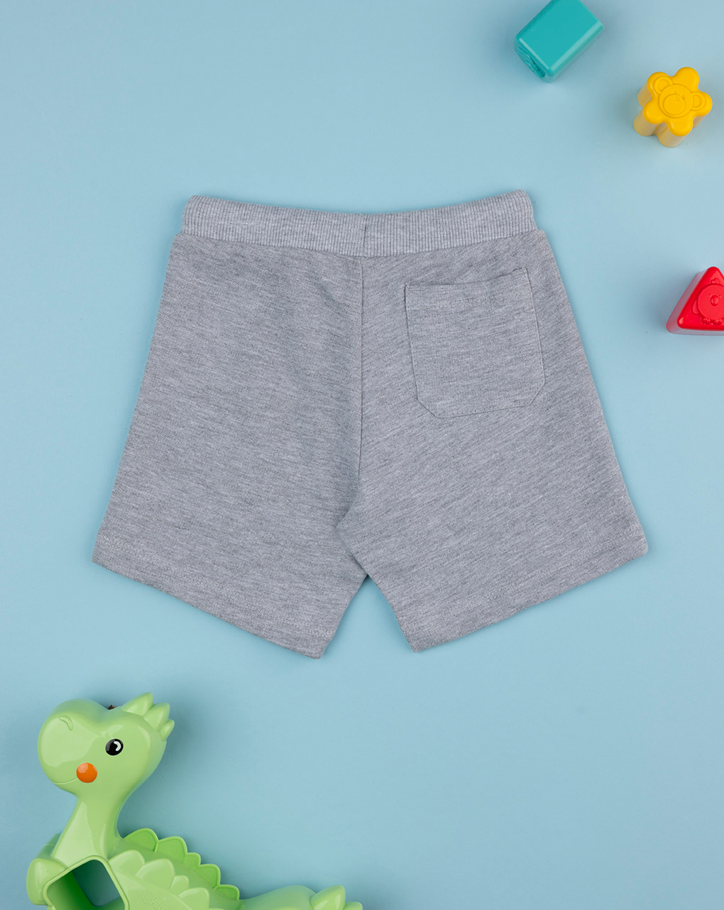 βρεφική βερμούδα γκρι με δεινόσαυρο για αγόρι - Prénatal
