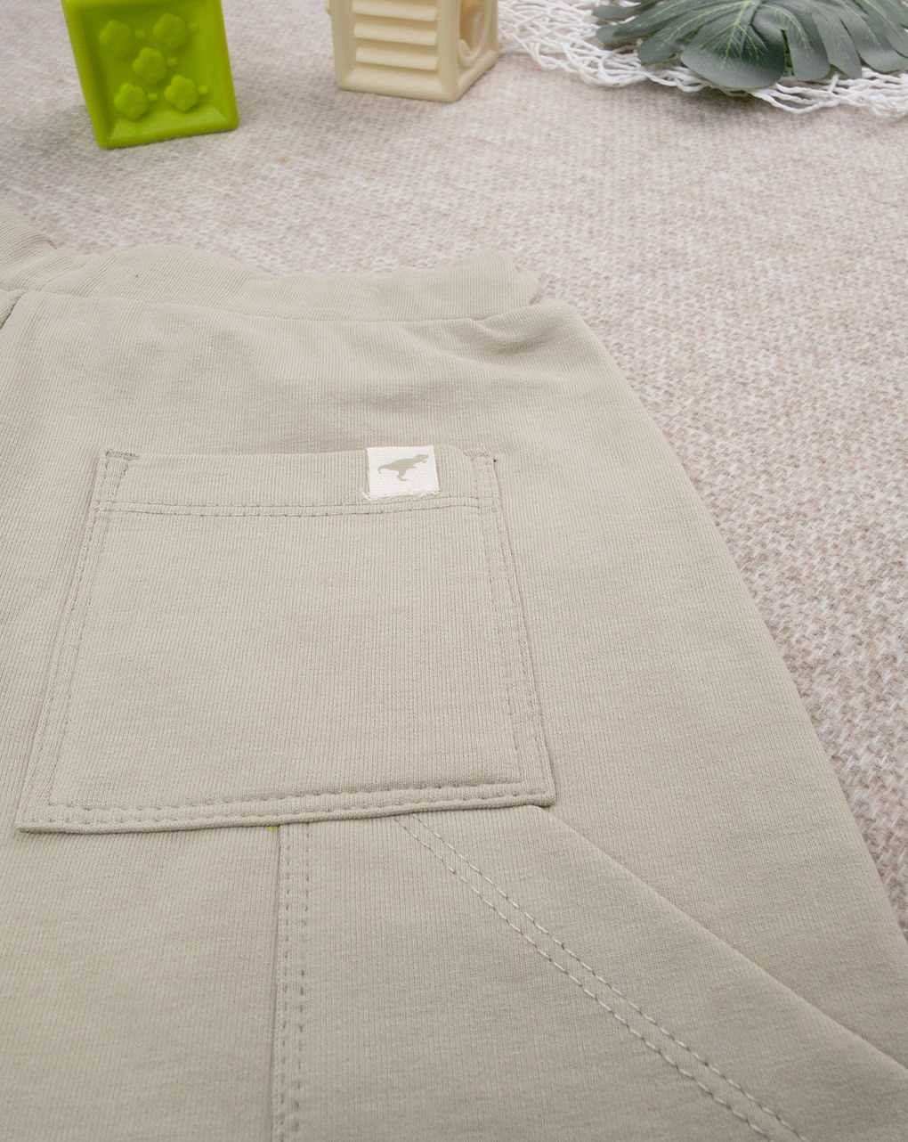 παιδική βερμούδα λαδί dino για αγόρι - Prénatal