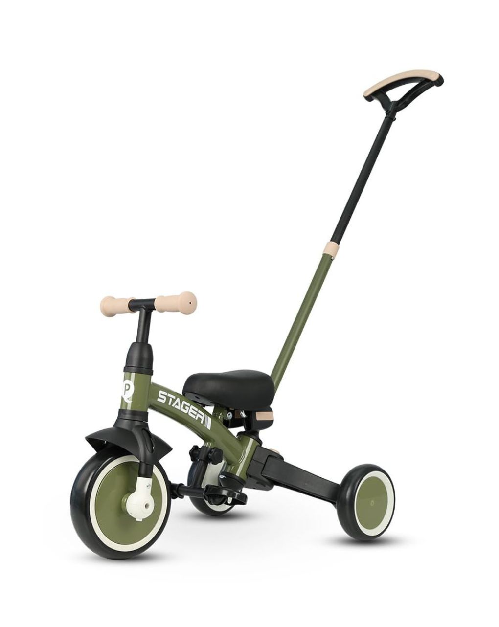 Qplay ποδήλατο τρίκυκλο stager 3in1 green 01-1212075-01
