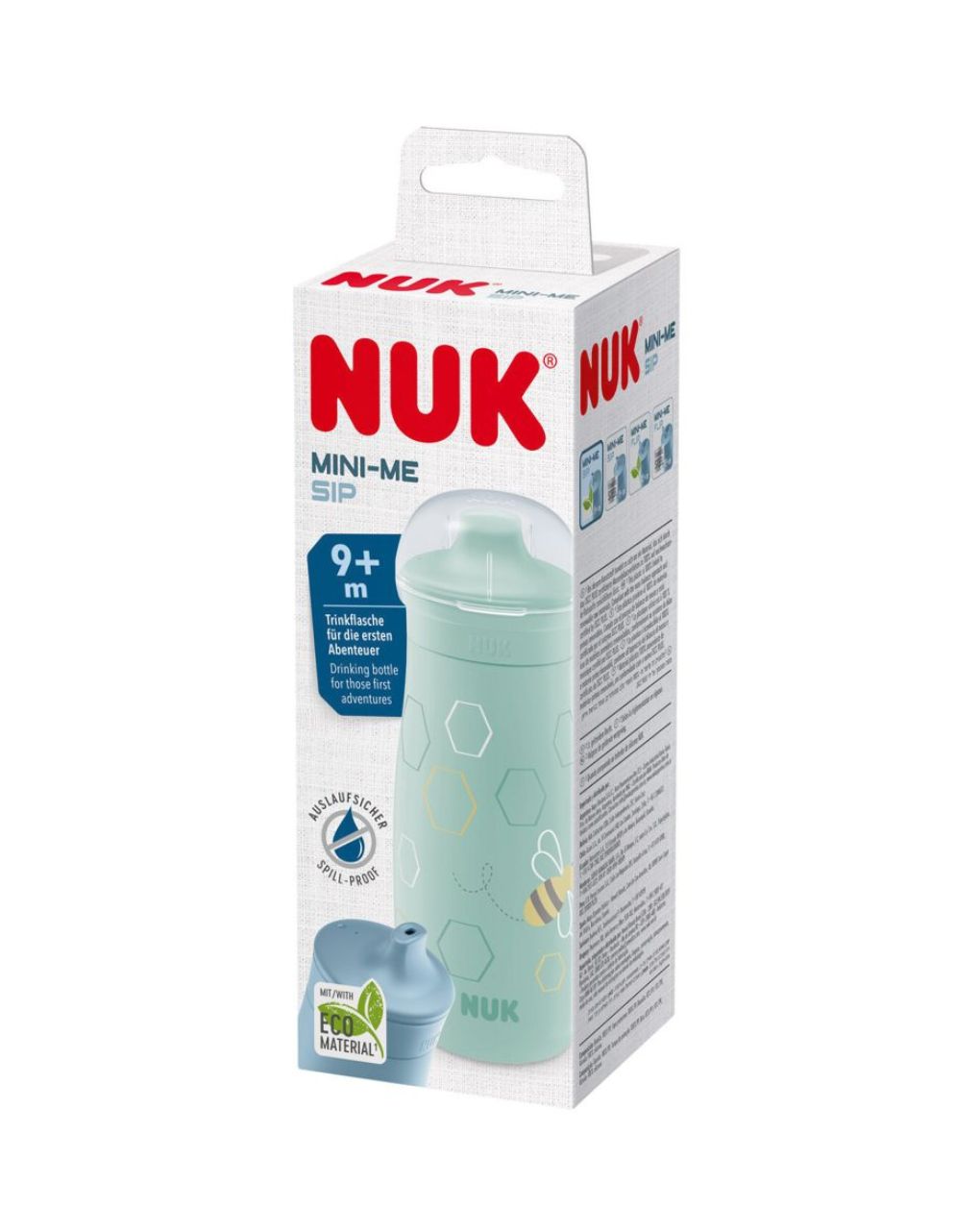 Nuk παγούρι mini-me sip pp 300ml 9m+ μέντα με μέλισσα 10225322 - Nuk