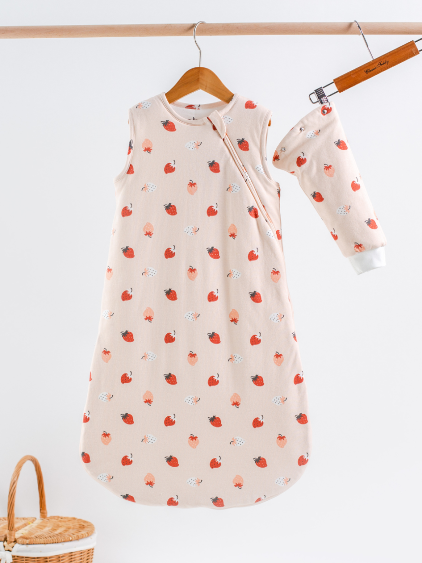 Abo φθινοπωρινός/ανοιξιάτικος υπνόσακος bag me strawberry 1.0 tog 31122001 - ABO