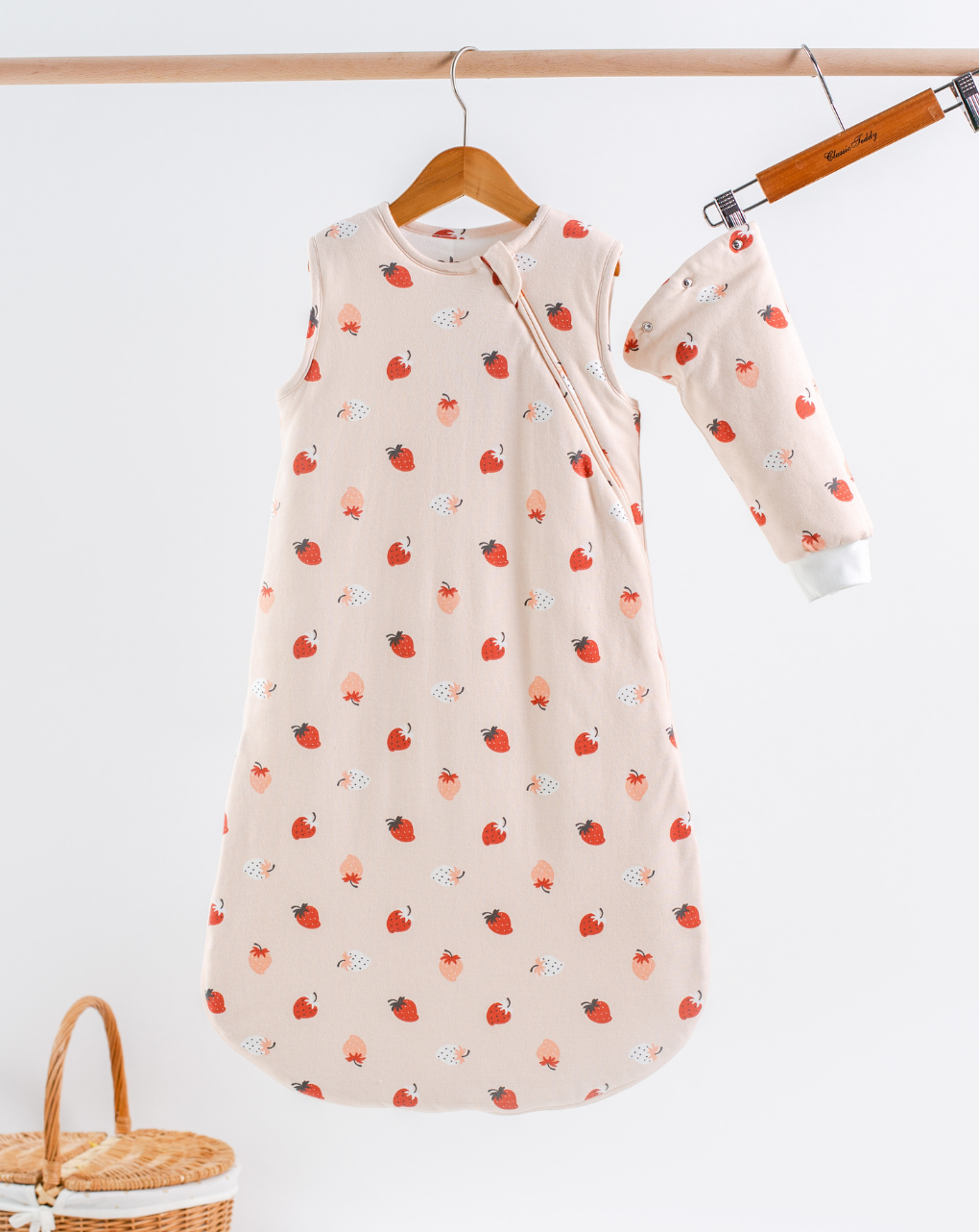 Abo φθινοπωρινός/ανοιξιάτικος υπνόσακος bag me strawberry 1.0 tog 31122001 - ABO