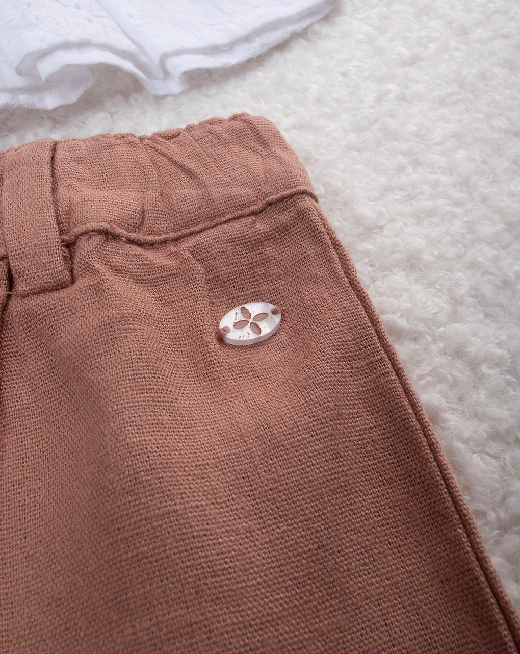 βρεφικό σετ μπλούζα sangallo και παντελόνι για κορίτσι - Prénatal