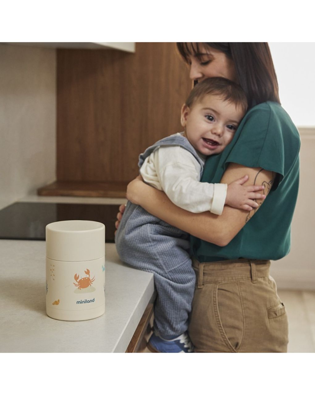 Miniland mini θερμός φαγητού 600ml ocean crab ml89642 - Miniland
