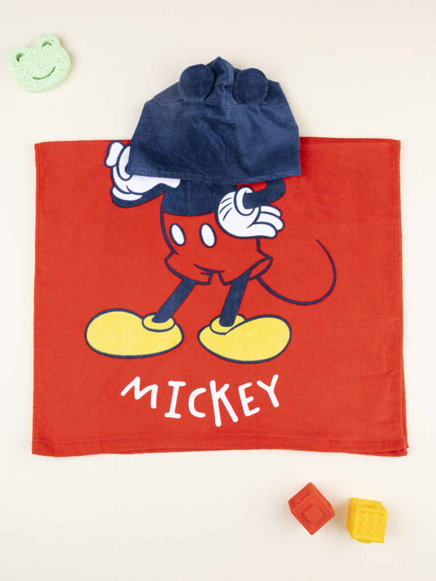 βρεφικό πόντσο θαλάσσης κόκκινο mickey για αγόρι - Prénatal