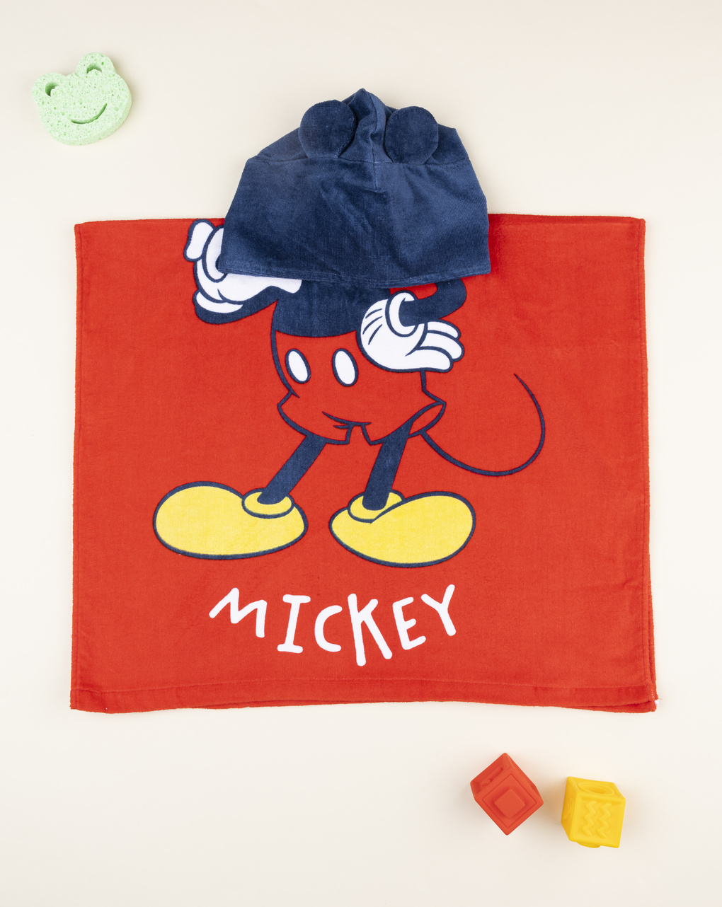 βρεφικό πόντσο θαλάσσης κόκκινο mickey για αγόρι - Prénatal