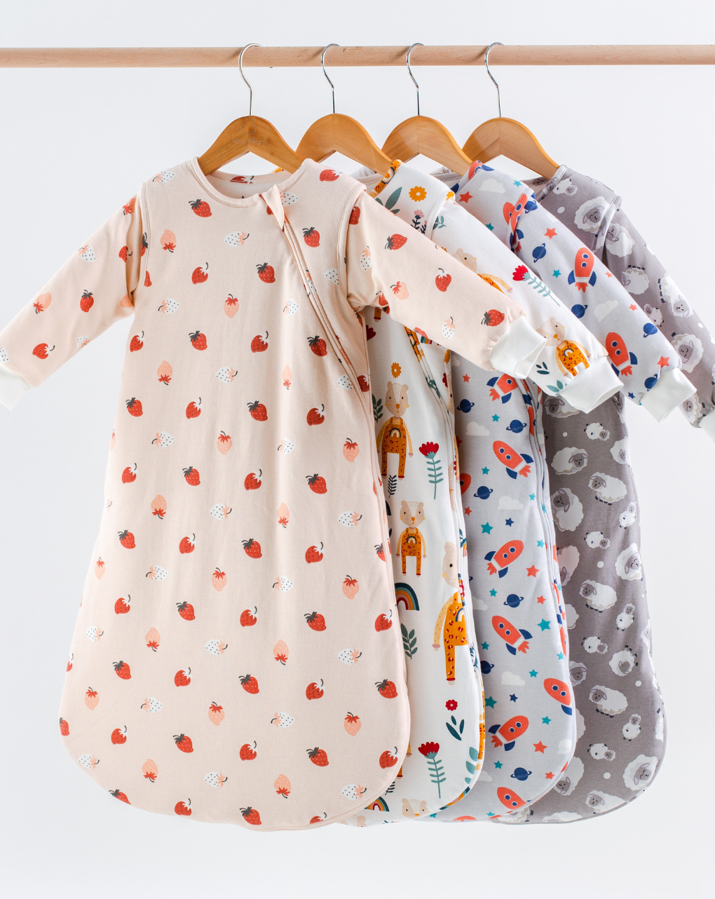 Abo φθινοπωρινός/ανοιξιάτικος υπνόσακος bag me strawberry 1.0 tog 31122001 - ABO