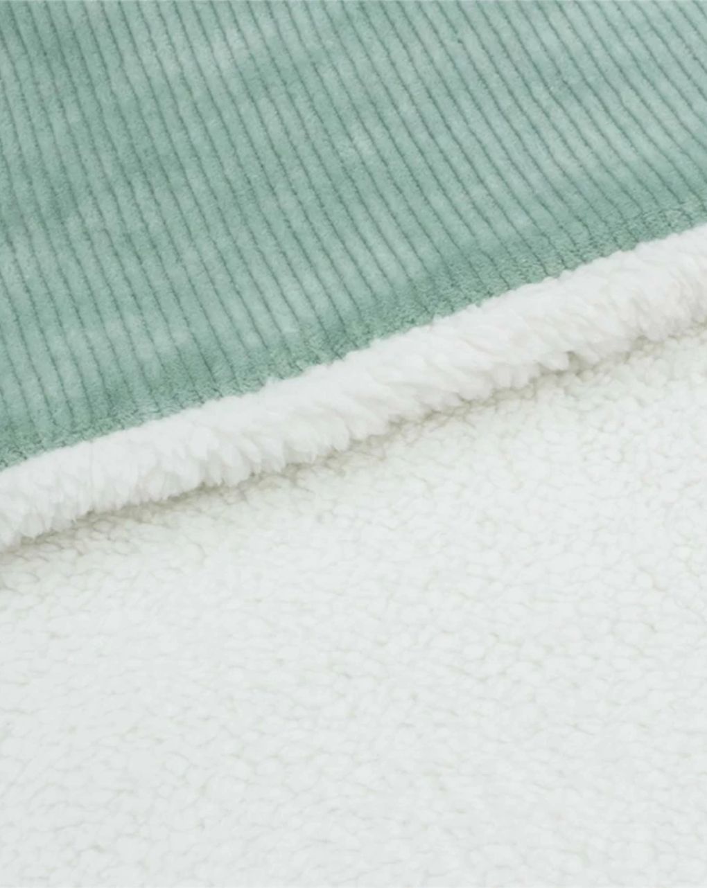 Trois kilos sept κουβέρτα sherpa μέντα 75x100 55-8115064 - TROIS KILOS SEPT