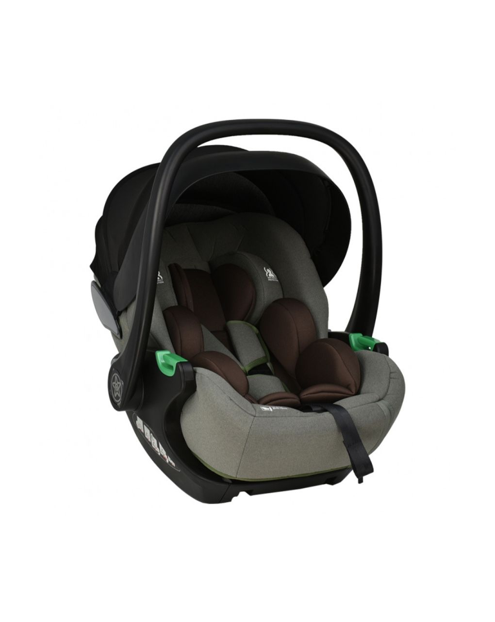 Bebe stars κάθισμα αυτοκινήτου baby i-size (40-87cm) olive 004-189
