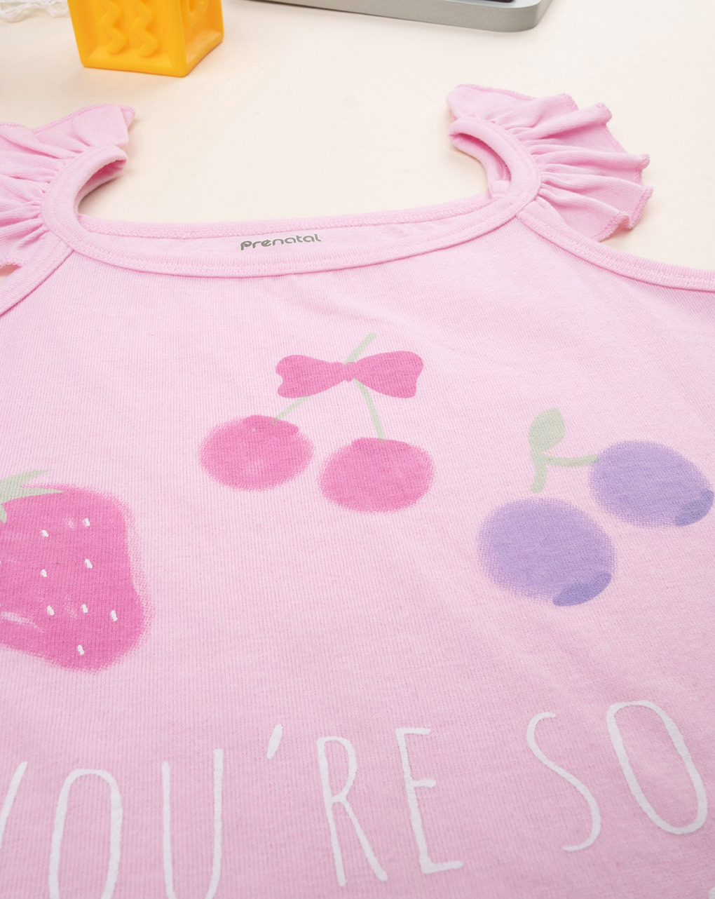 παιδική αμάνικη μπλούζα ροζ sweet για κορίτσι - Prénatal