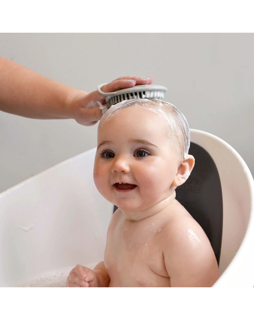 Shnuggle βρεφική βούρτσα μπάνιου σιλικόνης blossom - SHNUGGLE