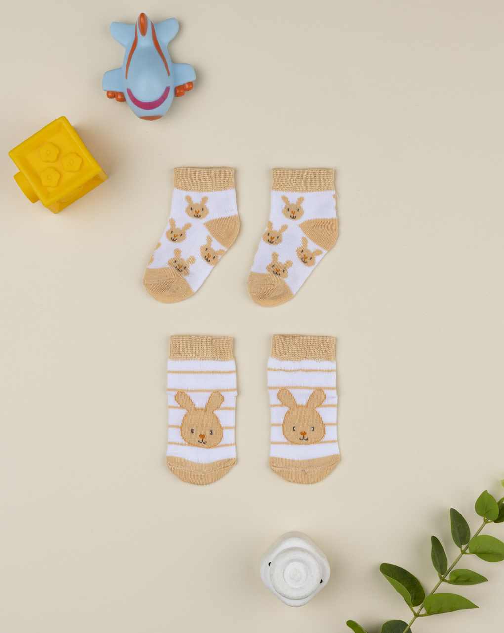 βρεφικά καλτσάκια baby smile πακέτο x2 unisex