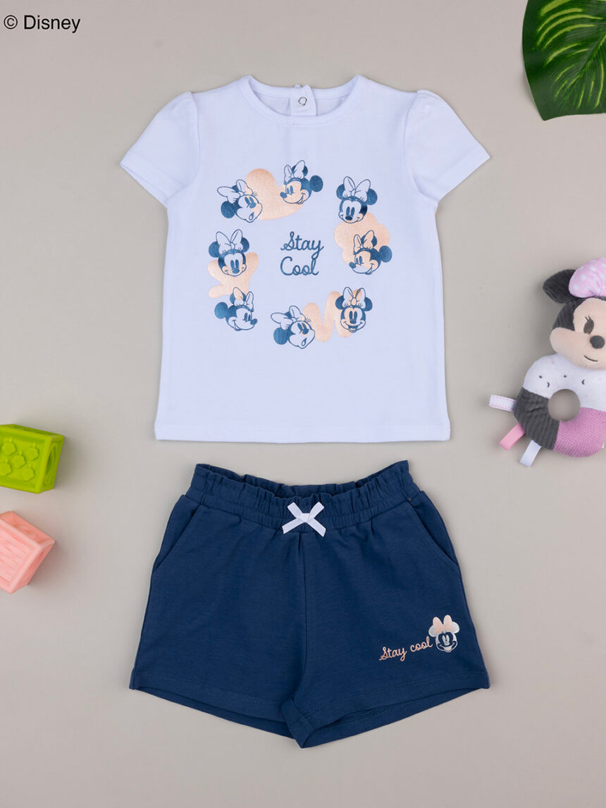 βρεφικό σετ t-shirt και σορτσάκι minnie για κορίτσι - Prénatal