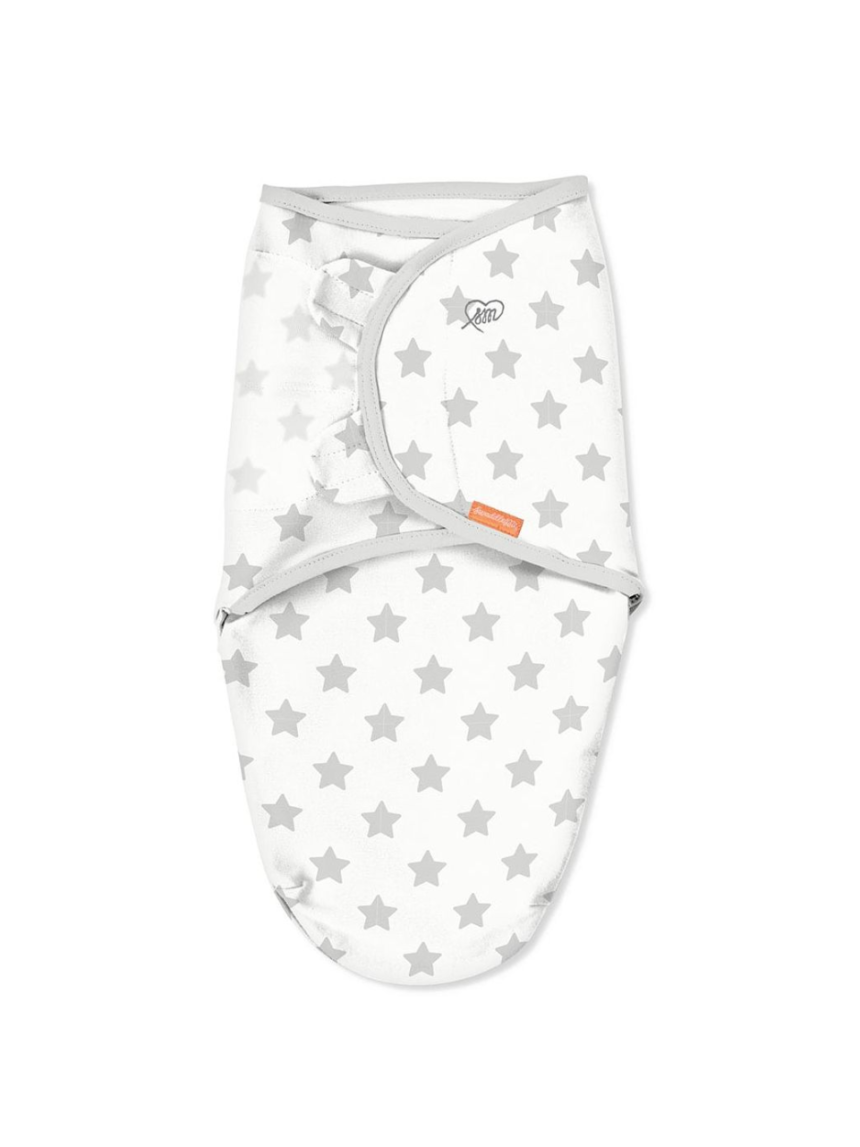 Swaddleme πάνα αγκαλιάς original grey star 55896bdsv - Swaddleme