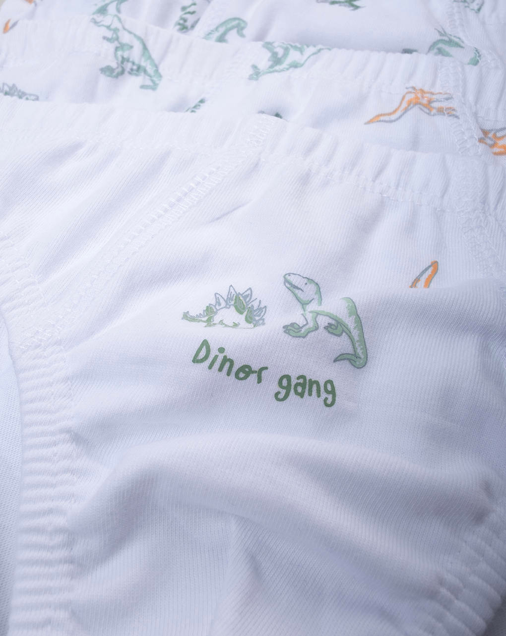 παιδικά σλιπ με δεινόσαυρους πακέτο x7 για αγόρι - Prénatal