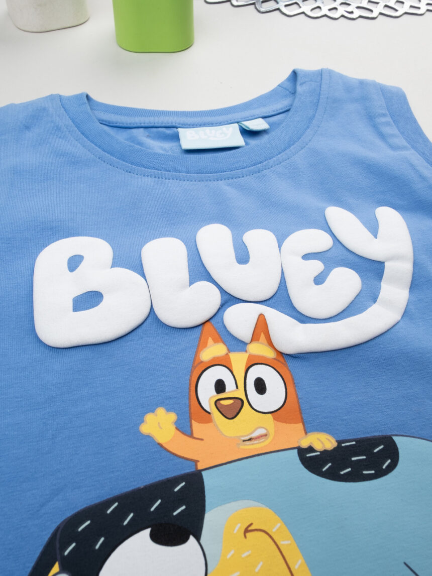 βρεφική αμάνικη μπλούζα μπλε bluey για αγόρι - Prénatal