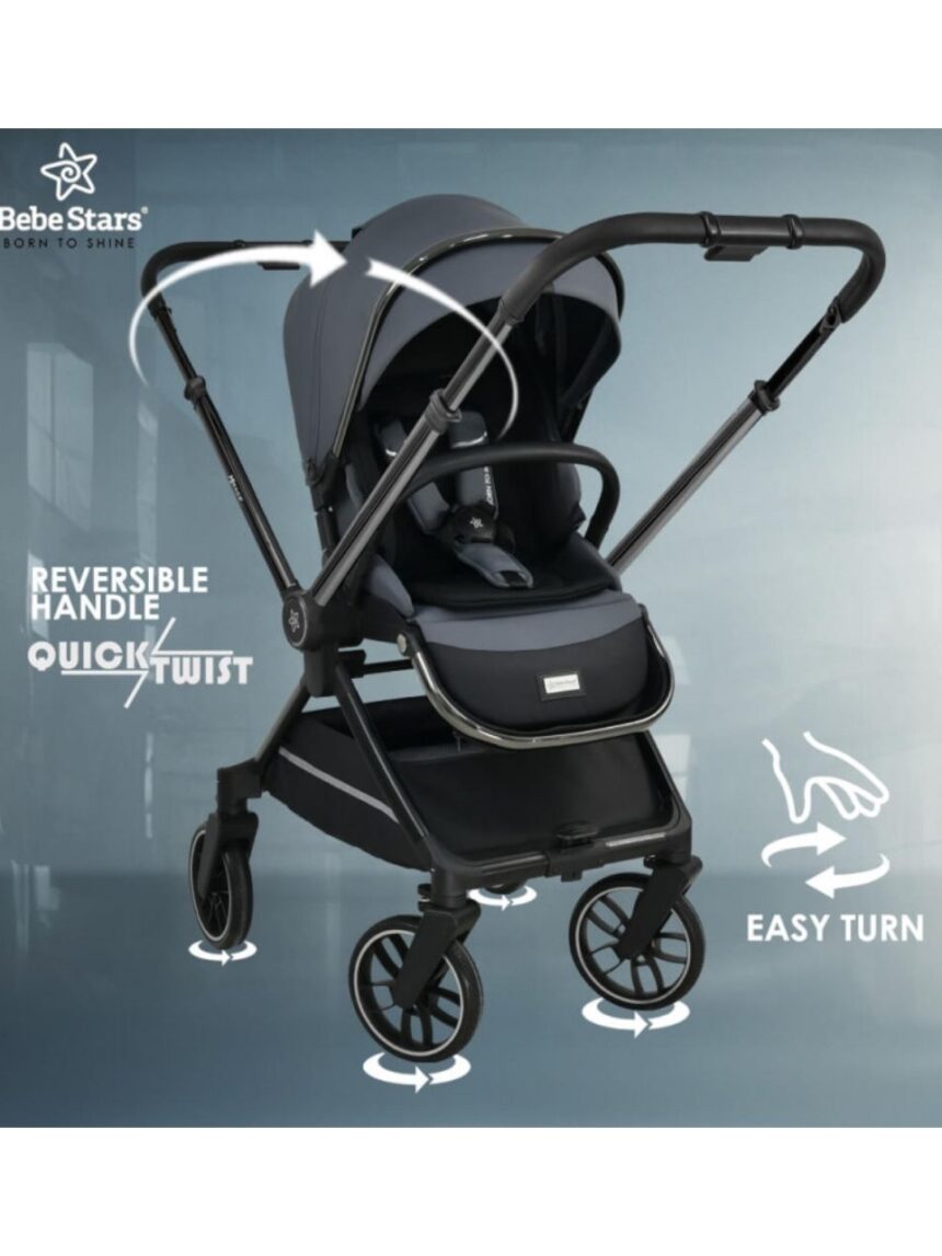 Bebe stars πολυκαρότσι mirage 2σε1 olive 331-189 - Bebe Stars