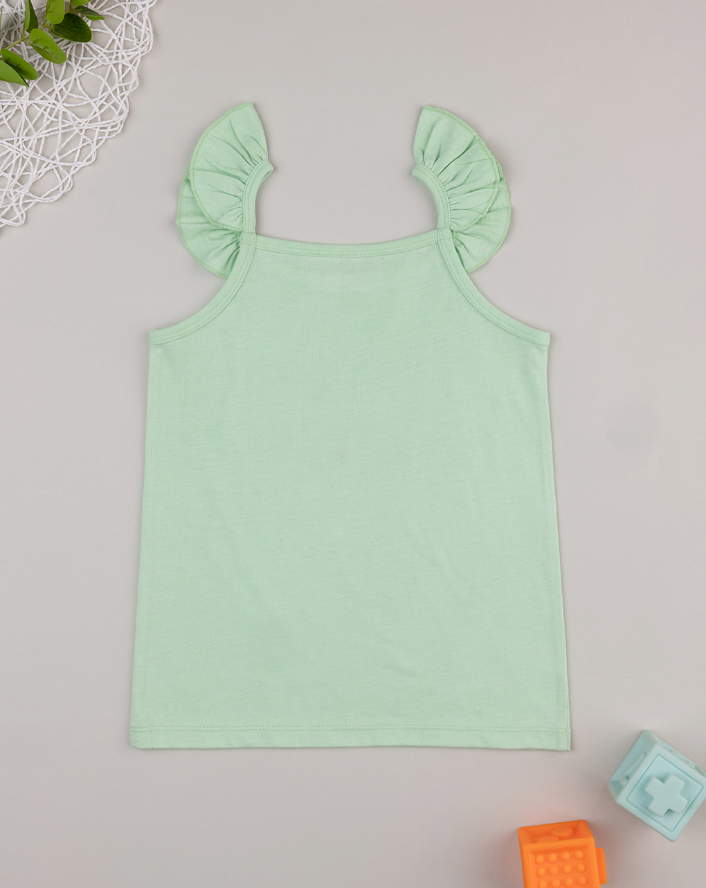 παιδική αμάνικη μπλούζα πράσινη cool για κορίτσι - Prénatal