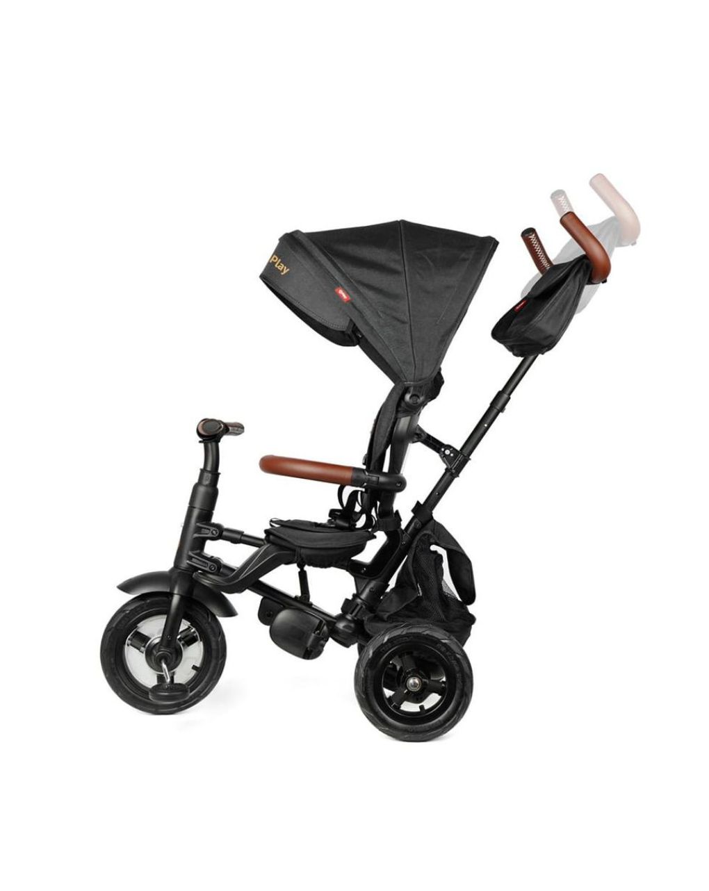 Qplay ποδήλατο τρίκυκλο rito deluxe air gel wheels brown 01-1212068-04 - QPLAY