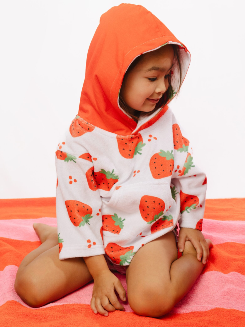 Zoocchini swim coverup upf50+ strawberry 0-24 μηνών zoo12314 - Zoocchini