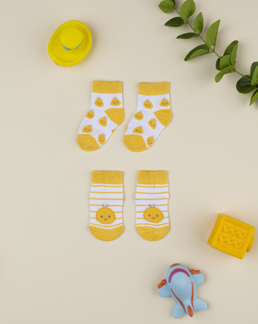 βρεφικά καλτσάκια baby smile πακέτο x2 unisex