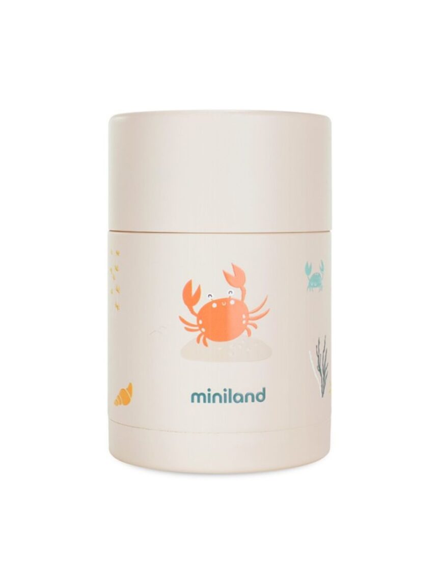 Miniland mini θερμός φαγητού 600ml ocean crab ml89642 - Miniland